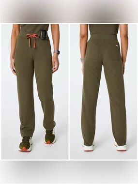 Figs Livingston High-Rise Straight-Leg Scrub Pant nwt